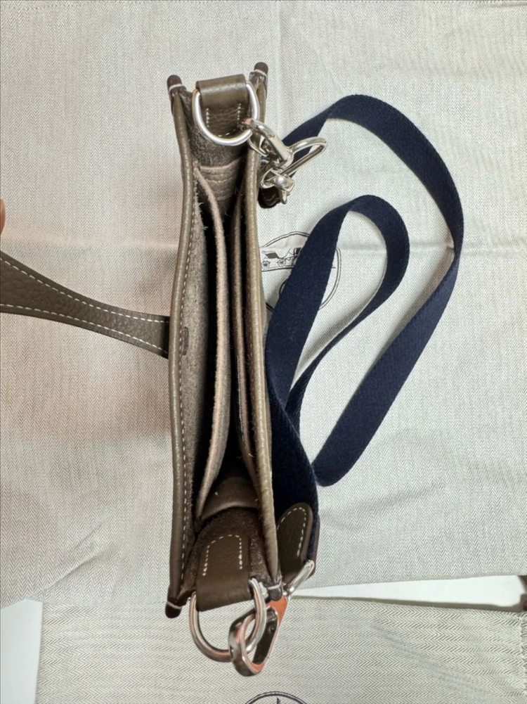 새상품급 에르메스 에블린 미니 에토프은장 이미지