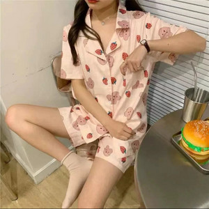 (새상품)딸기 여성 잠옷세트 이미지