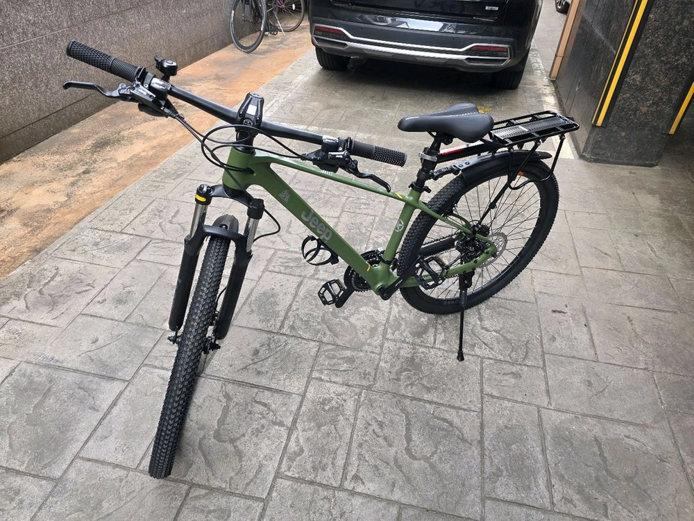 JEEP MTB산악자전거 30단 유압식브레이크 그린색상 거의새것 판매 이미지