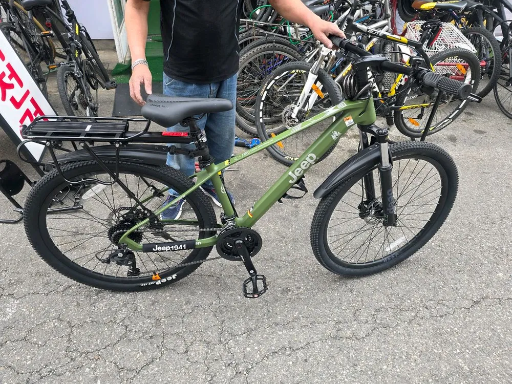 JEEP MTB산악자전거 30단 유압식브레이크 그린색상 거의새것 판매 이미지