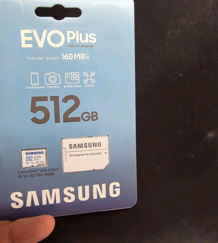 삼성 EVO Plus 마이크로 SD 카드 512GB 새상품 이미지