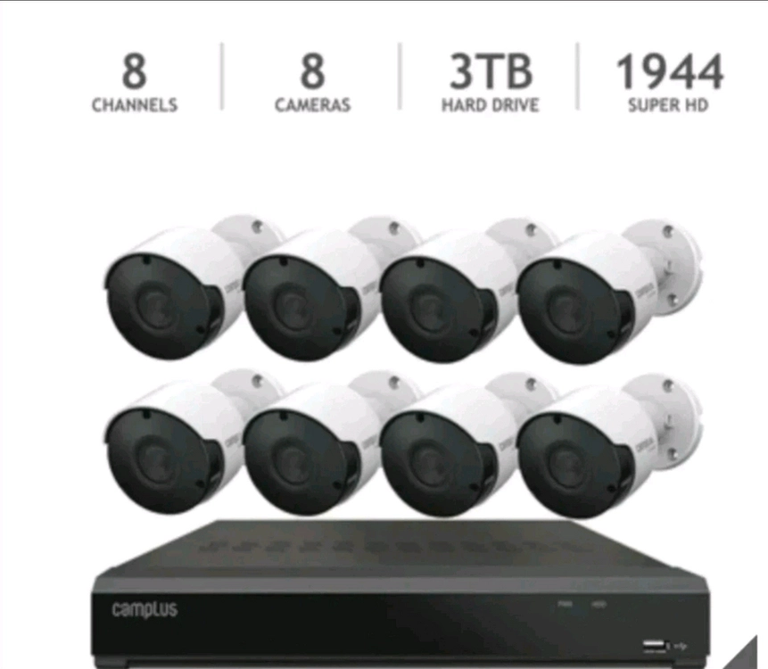 캠플러스 cctv8채널 8카메라 500만화소 이미지