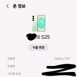 갤럭시 s25 256GB 민트 이미지