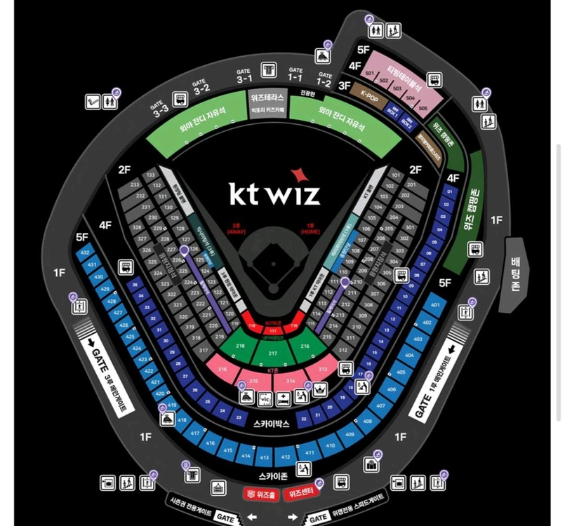 삼성 VS KT 6월 9일,10일,11일야구 앞자리 명당 티켓양도 이미지