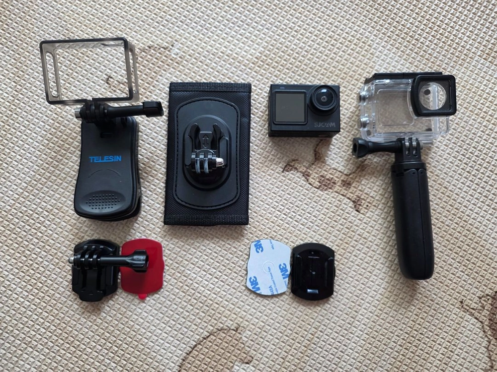액션캠 세트 SJCAM SJ6 PRO + HOHEM 4PRO 짐벌 + 기타 악세서리 이미지