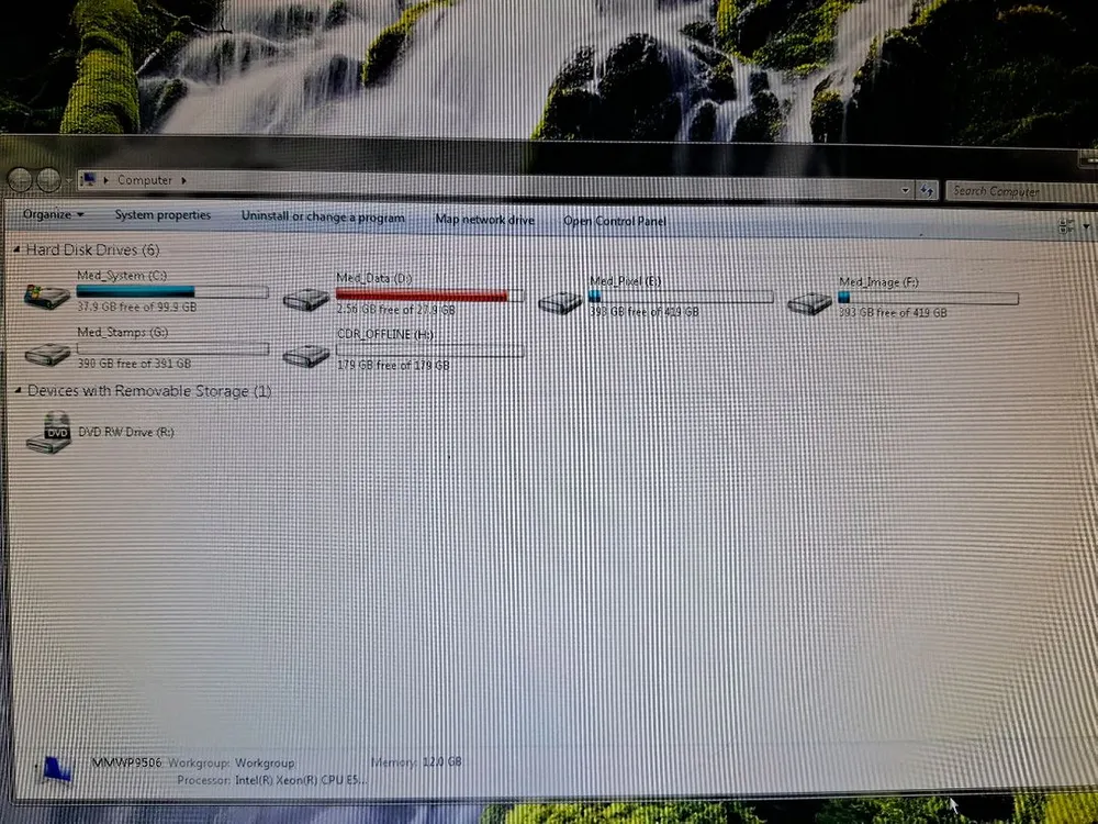 SCSI 방식 하드디스크 이미지