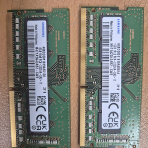 삼성전자 DDR4 메모리 16GB 노트북 메모리 2개 팝니다 이미지