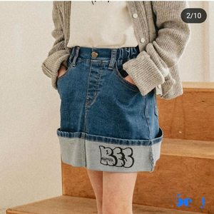 가격더내려요 5천 ㅡ 베베베베 주니어 비이제이 bej 치마 치마바지 M L 자매룩쌍둥이룩가능 이미지