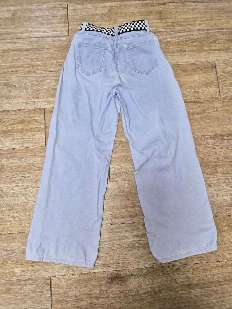 더데이걸스 연청 와이드 데님 팬츠 150 이미지