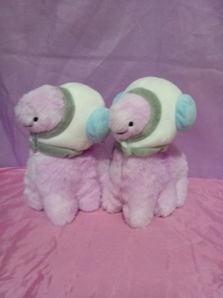 한정판.구하기힘들인형에요.르스페이스 x 우주먼지 우주모자 팡이인형.21cm2개일괄 이미지