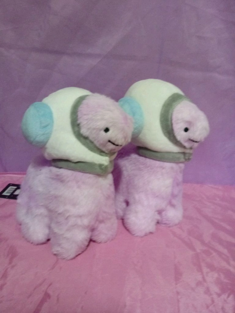 한정판.구하기힘들인형에요.르스페이스 x 우주먼지 우주모자 팡이인형.21cm2개일괄 이미지