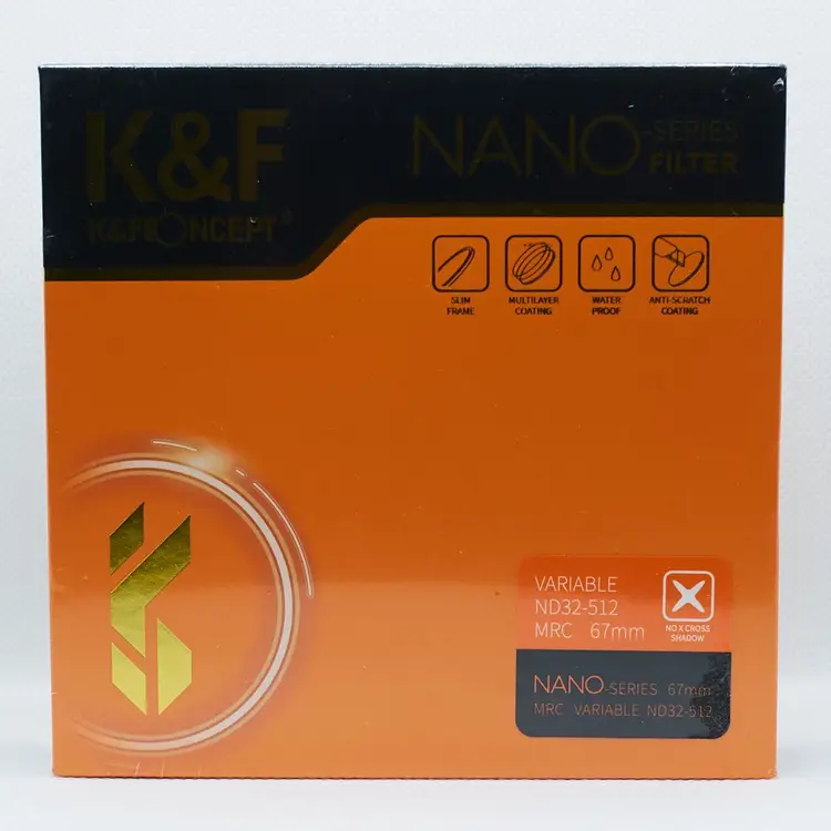 K&F Concept ND32-512 슬림 NANO-X 가변 필터 (새상품) AGC Glass (67mm-77mm) 이미지
