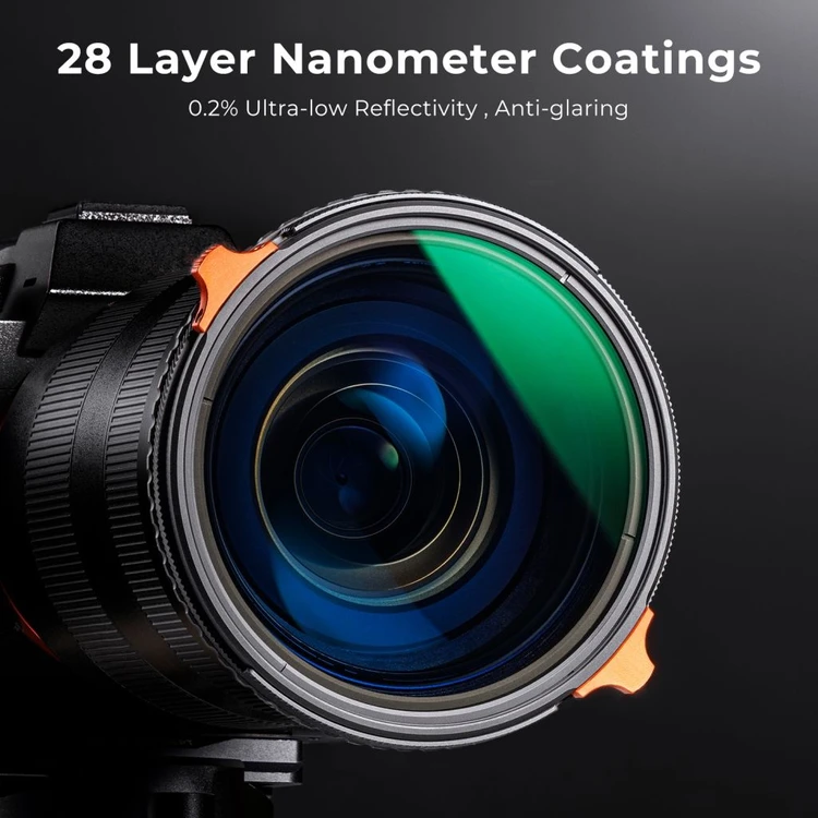 K&F Concept NANO-X 가변 ND4-64+CPL 필터 (새상품) AGC Glass (49mm-82mm) 이미지