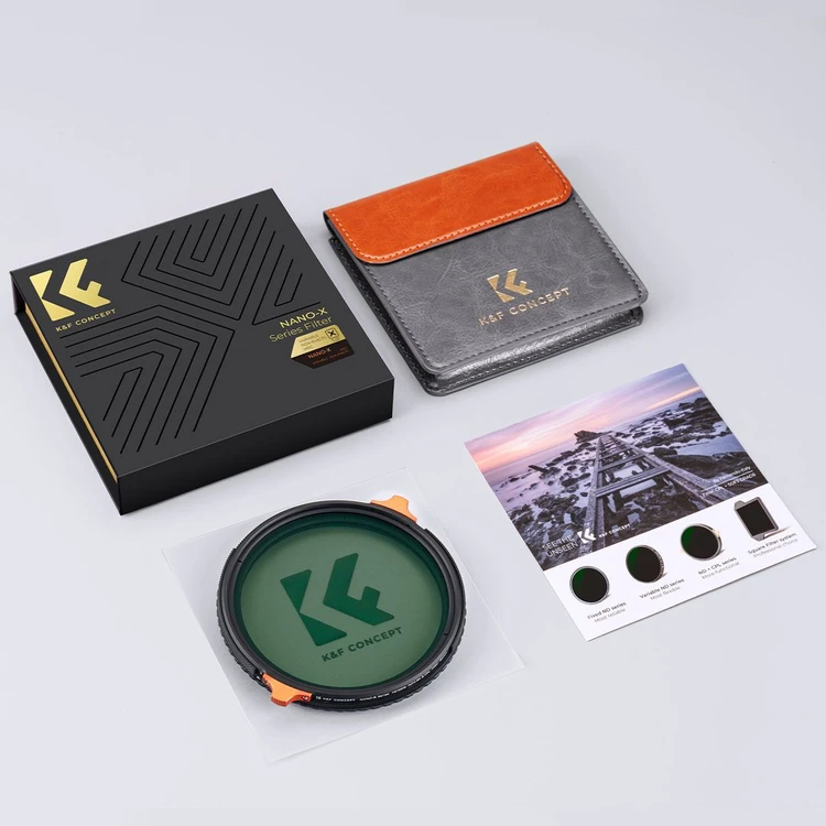 K&F Concept NANO-X 가변 ND4-64+CPL 필터 (새상품) AGC Glass (49mm-82mm) 이미지