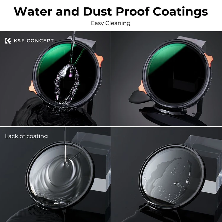 K&F Concept NANO-X 가변 ND4-64+CPL 필터 (새상품) AGC Glass (49mm-82mm) 이미지