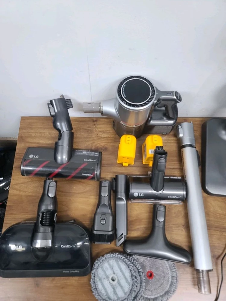 LG 코드제로무선청소기 A9 A9479S(삼성배터리교체>55분&41분 작동,물걸레키트포함,전체 청소완) 이미지