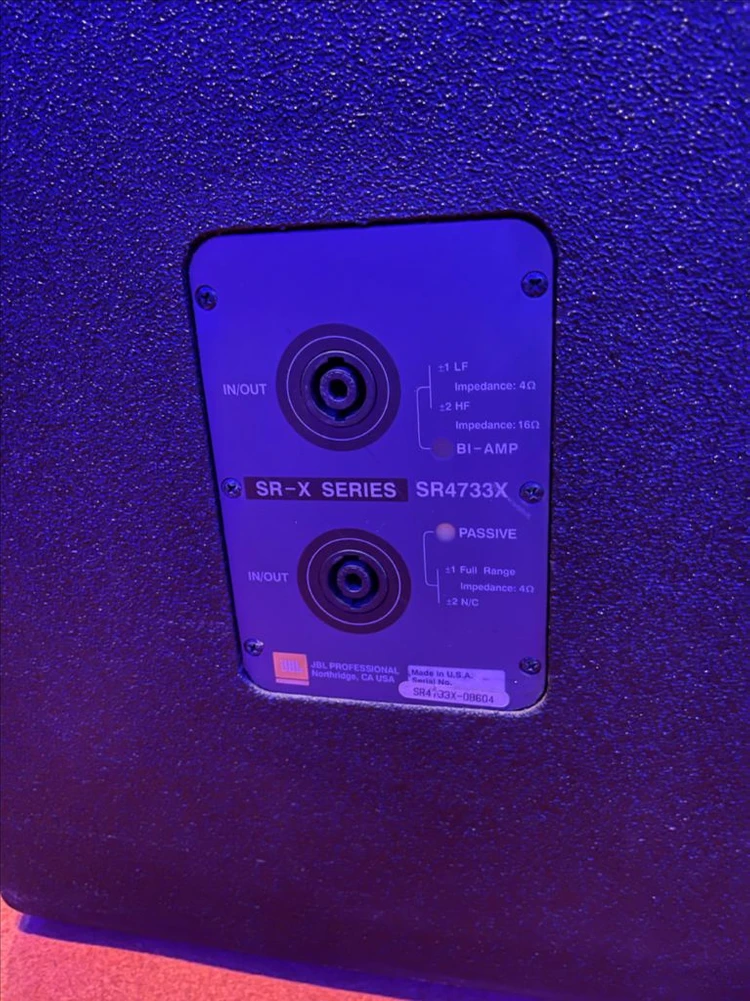 JBL SR-X 시리즈 SR4733X 스피커 2개 이미지