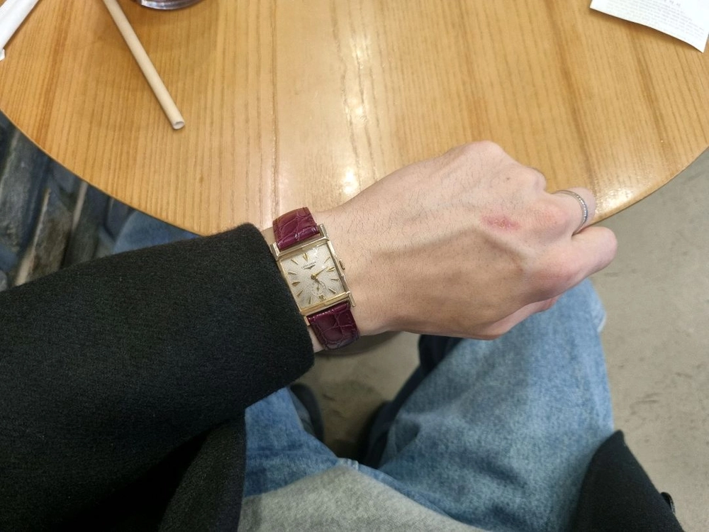 빈티지 론진 독립초침 수동시계 이미지