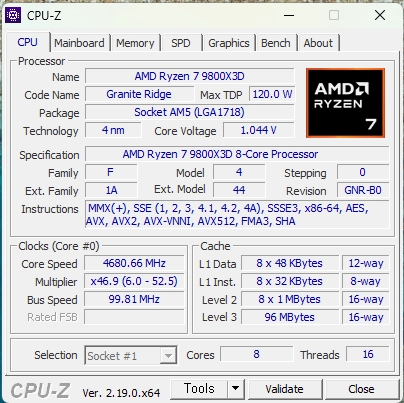 킹뱅크 DDR5 32G(16*2) 8000MHz 화이트 RGB 팝니다. 이미지