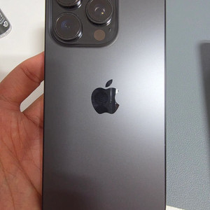 s급 배터리 100 아이폰 16 프로 256GB 블랙 이미지