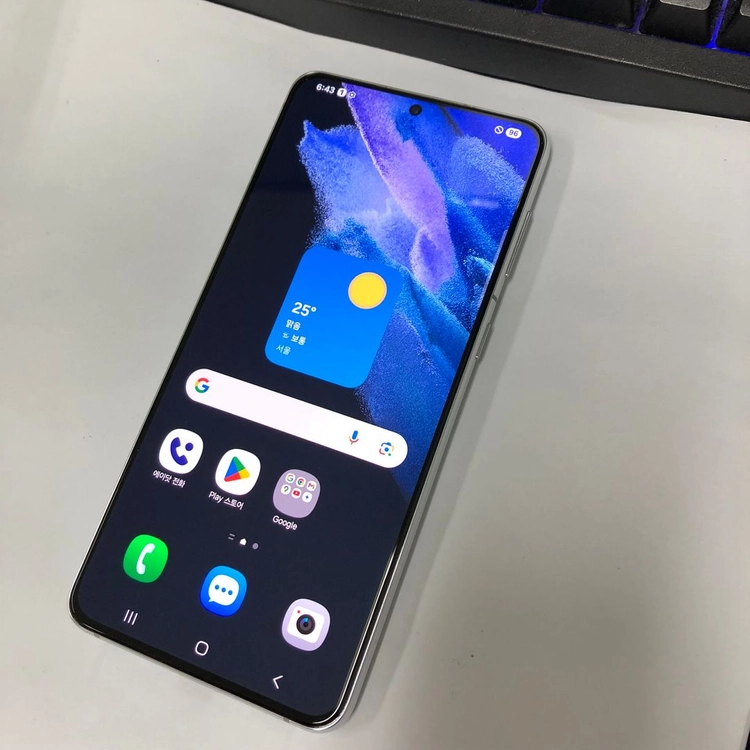 .갤럭시S21 플러스 256GB 실버 SK AA급 중고폰 기능정상 213998 이미지