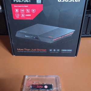 아수스 FS6706T 2.5G 네트워크 지원 M.2 6베이 나스 + ADATA 1TB SSD[D램탑제] 포함 이미지