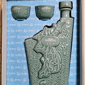 청와대 술병 한반도 주병 술잔 수집품 기념품 실사용 이미지