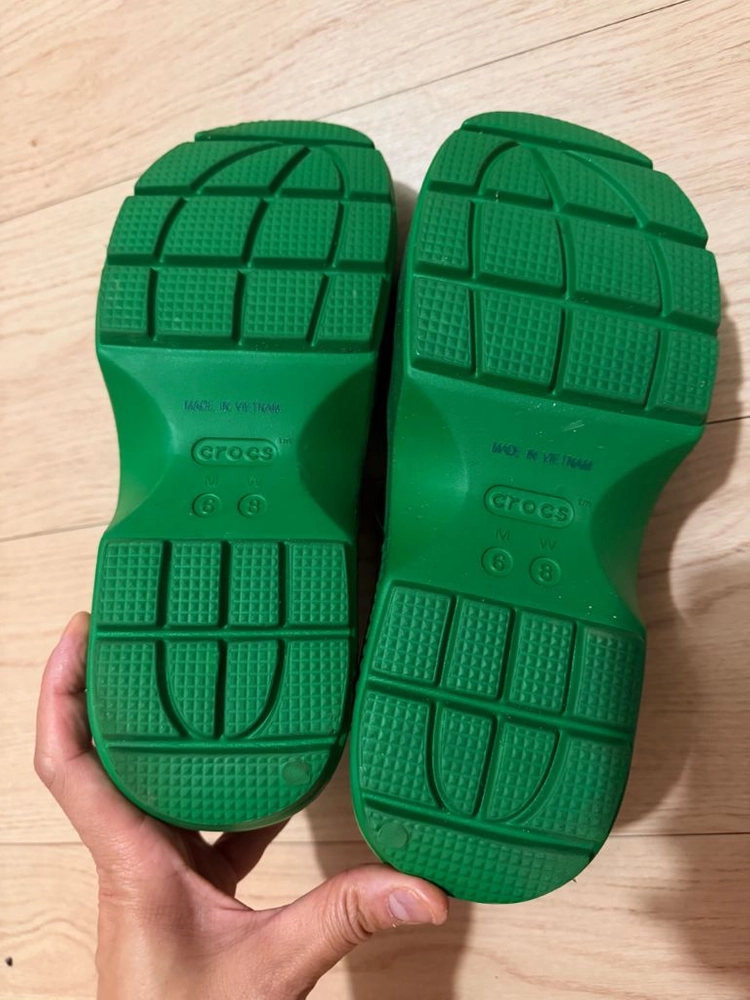 크록스 젤리 샌들 그린 250 이미지