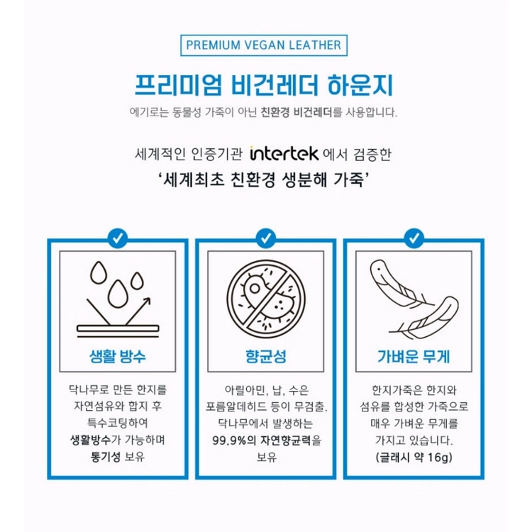 에기로 글로시 카드지갑 그린 크림 aegiro pado of seoul 구 파도오브서울 이미지