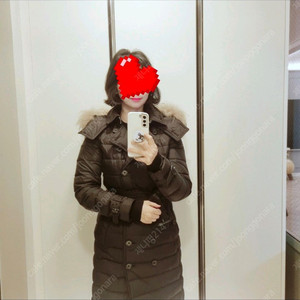 버버리여성 롱패딩 이미지