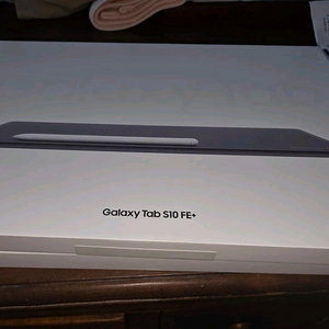 갤럭시탭S10 FE +(플러스)128GB wifi 단순포장개봉+정품북커버(개별구매12만)+종이질감필름부착 이미지