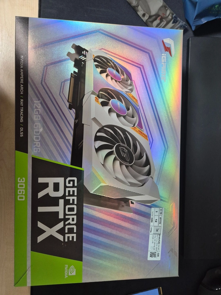 택포/ COLORFUL iGame 지포스 RTX 3060 Ultra OC D6 12GB White LHR 이미지