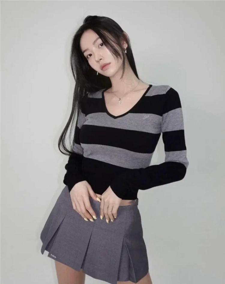 (새상품) 페일제이드 플리츠 스커트 그레이 S 이미지