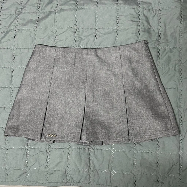 (새상품) 페일제이드 플리츠 스커트 그레이 S 이미지