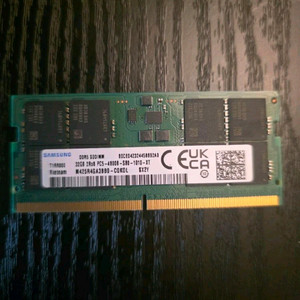 삼성전자 ddr5 16b 4800 노트북 램 이미지