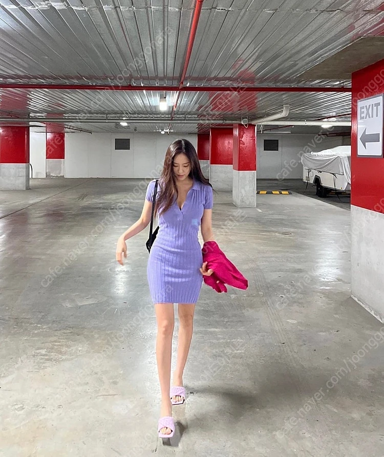 manning cartell 러브매치 니트 미니 드레스 xxs 효민 원피스 서쿠키 페일제이드 누아누 시눈 스컬프터 이미지