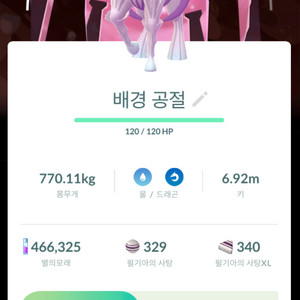 포켓몬고 배경 펄기아 공절 판매 이미지