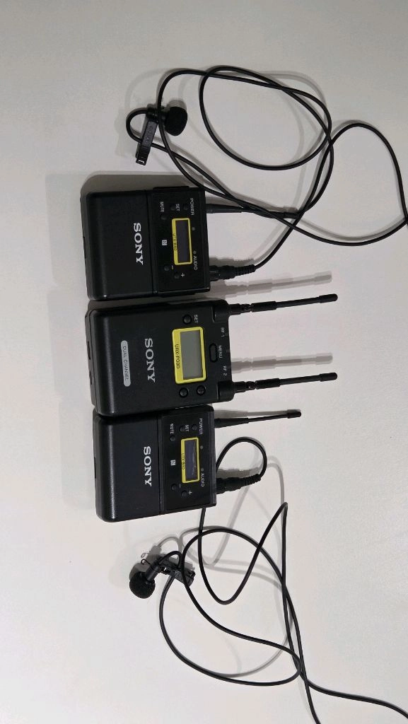 소니 무선마이크 UTX-B40,URX-P03D 이미지