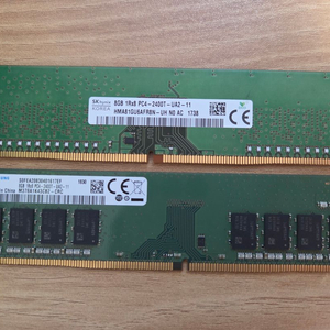 DDR4 8GB(2400) 2장 일괄 팝니다. 이미지