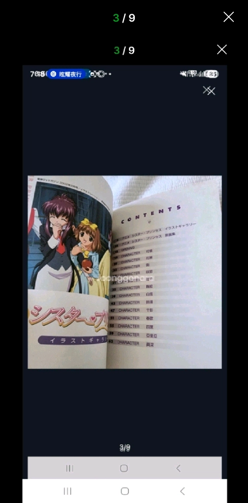 (일본 서적) 애니 시스터 프린세스 일러스트 원화집 (65P) 이미지