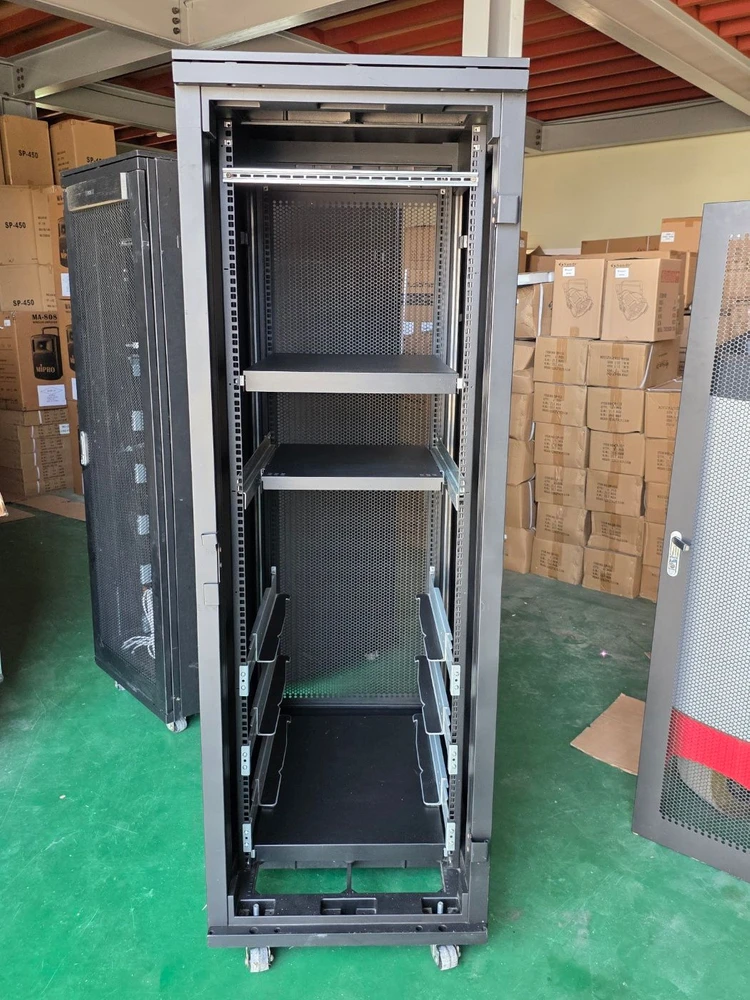 중고 POS 내진렉 37U H 1800mm x W 600mm x D 880mm 서버용 후면문없음 1개가격 택배착불 이미지