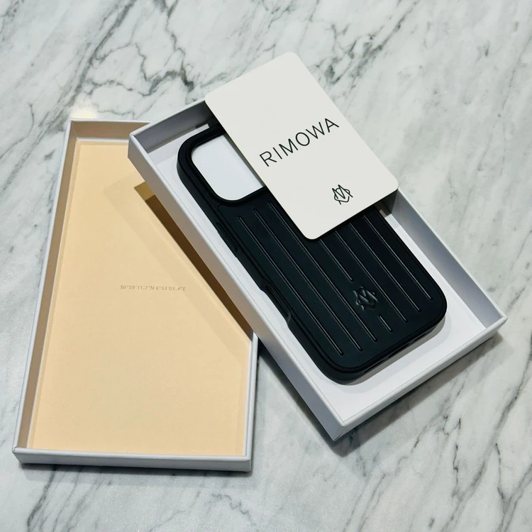 [당일발송] 리모와 iPhone 알루미늄 블랙 실버 핸드폰케이스 이미지
