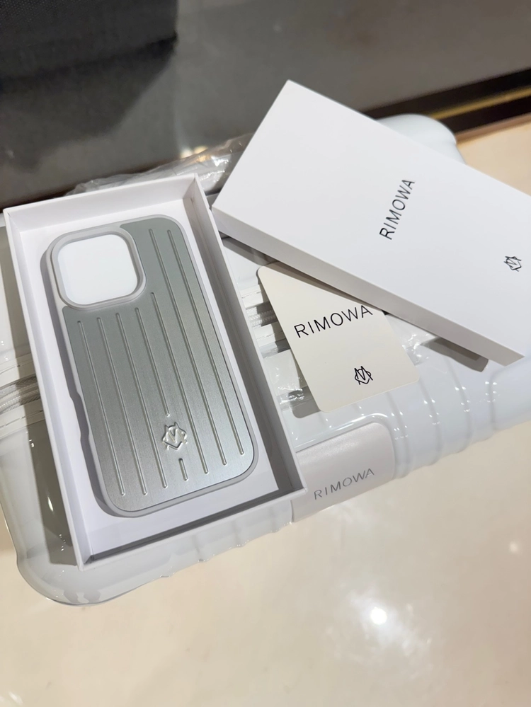[당일발송] 리모와 iPhone 알루미늄 블랙 실버 핸드폰케이스 이미지