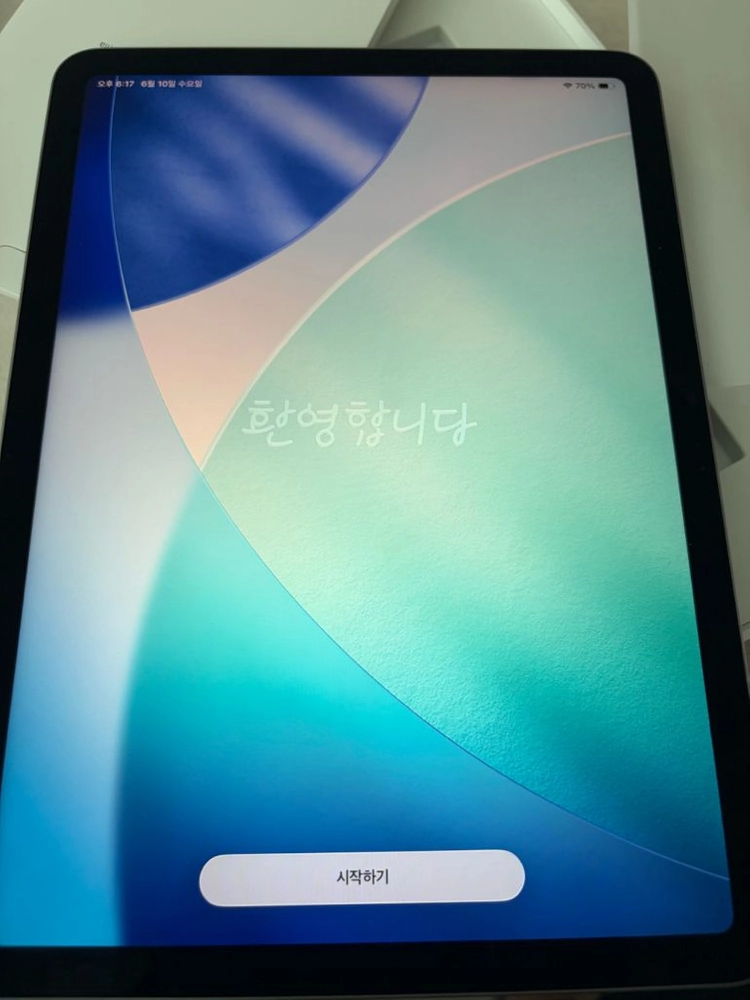 아이패드에어 M3 11인치 128 스그 사이클0회 효율 100% wifi 단순개봉 이미지