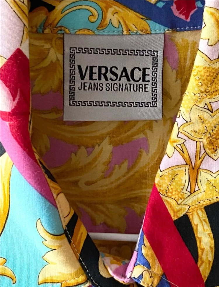 (정품) 베르사체 진스 시그니처 패턴 베스트 (빈티지) 여성셔츠 여성자켓 Versace Jeans Signature 이미지