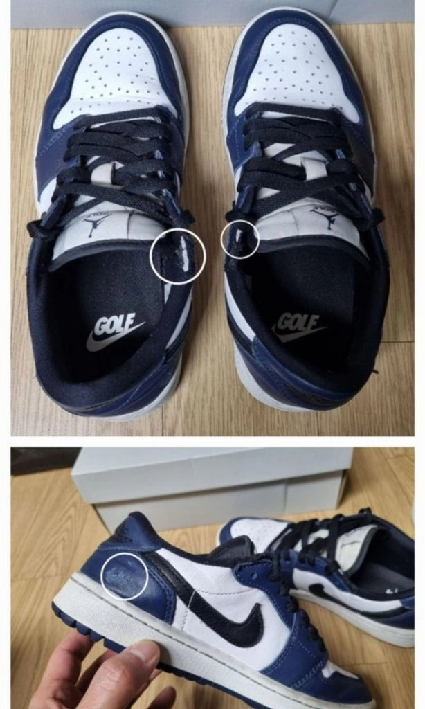 나이키 에어조던1 로우 골프화 미드나잇 네이비 235 이미지