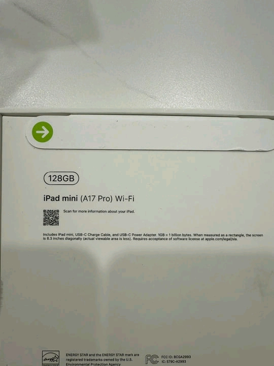 아이패드 미니 7 128gb 미개봉 새상품 이미지