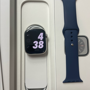 애플워치8스테인리스 45mm 실버 S급 이미지