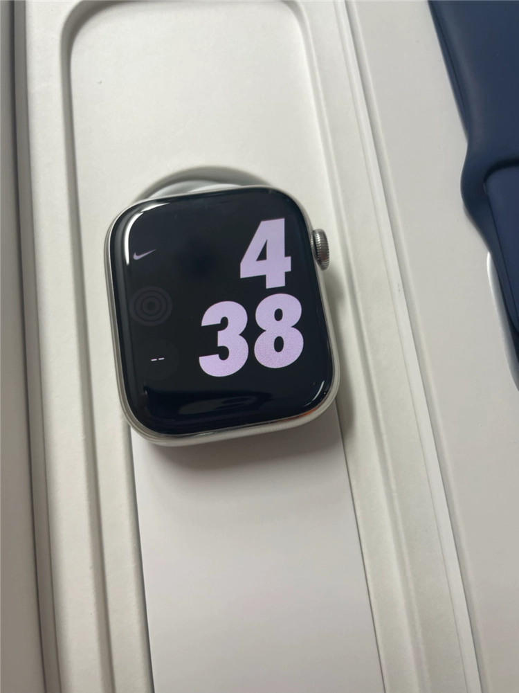 애플워치8스테인리스 45mm 실버 S급 이미지