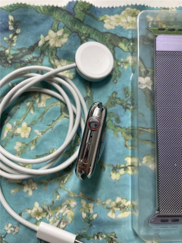 애플워치7에르메스 46mm 실버 S급 이미지